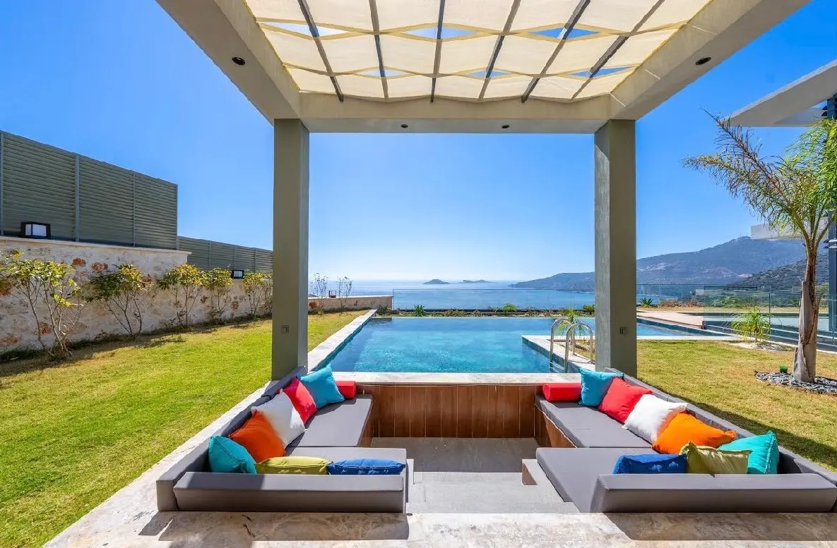 Shaded terrace